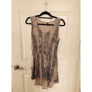 The Snakeskin Print Dress.